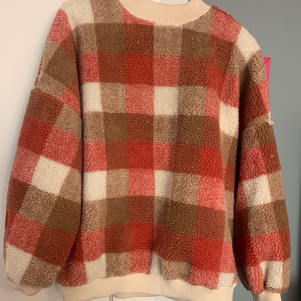 Gingham sweater